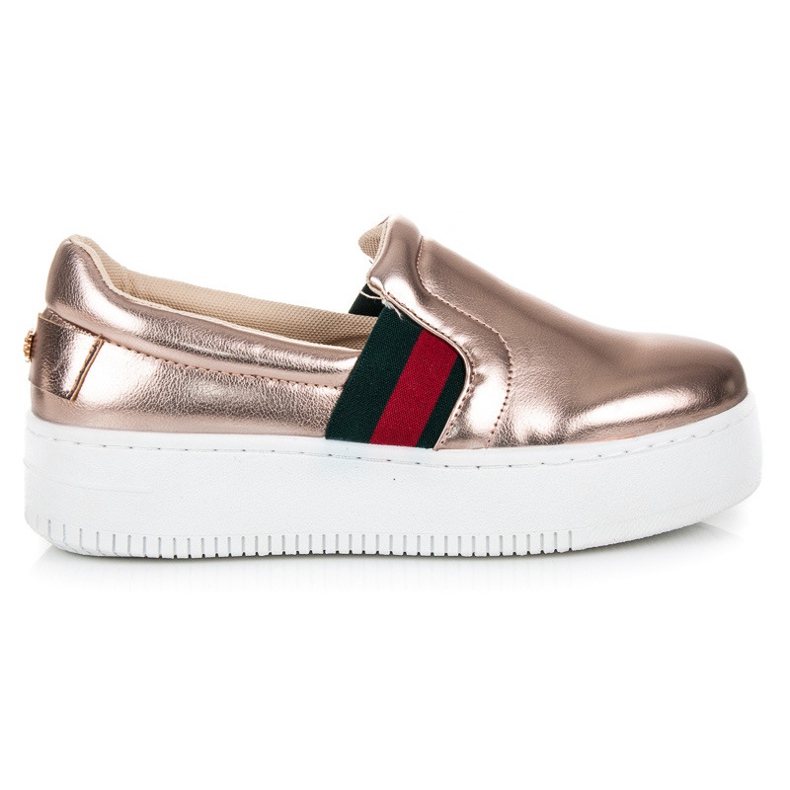 Kylie Slipons sur la plate-forme rose 2