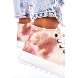 Baskets Femme Big Star LL274048 Beige-Rose 2