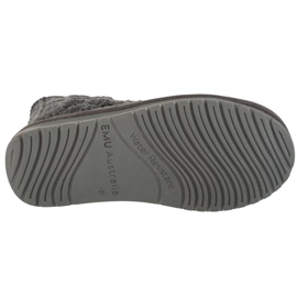 Emu Australia Chaussures, pantoufles ému australie Bartle W13142-dagr gris 5