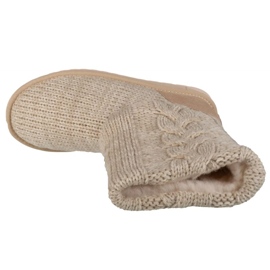 Emu Australia Chaussures, pantoufles ému australie Bartle W13142-Maca beige 3