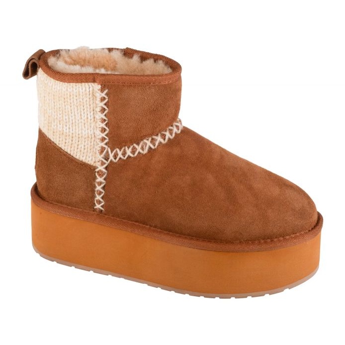 EMU Australia Stinger tricot Flatform W13143-ches brun 1