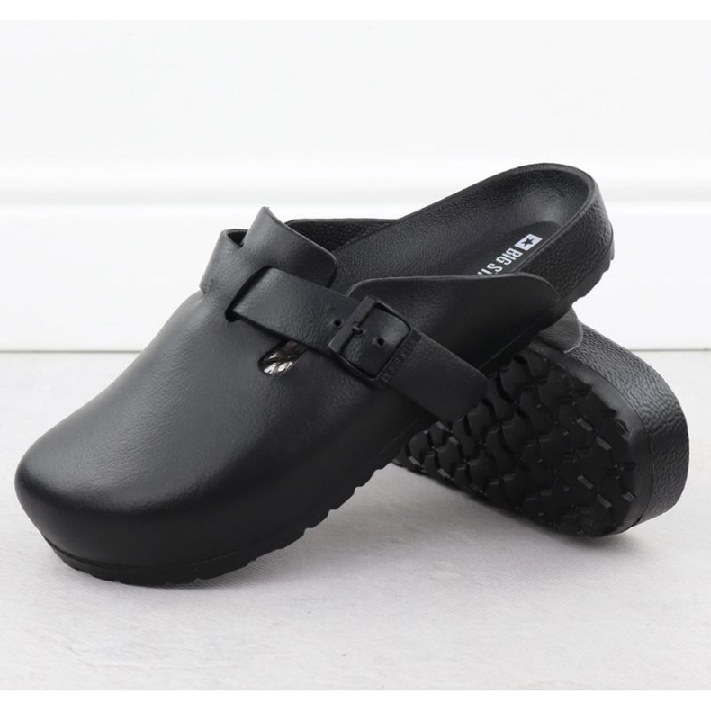 Big Star RR174A022 Flip -flops le noir 1