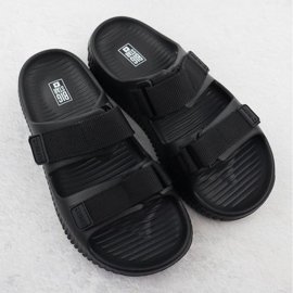 Big Star RR174A026 Flip -flops le noir 1