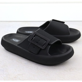 Slippers féminines Big Star RR274A571 Black noir 1