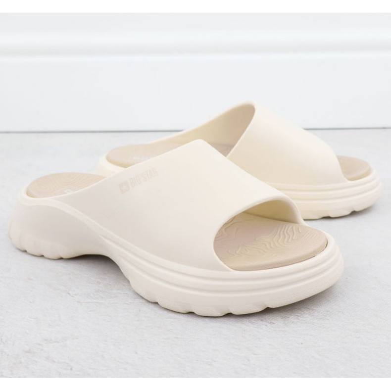 Slippers féminines Big Star RR274A579 Beige 1 Slippers féminines Big Star RR274A579 Beige 1