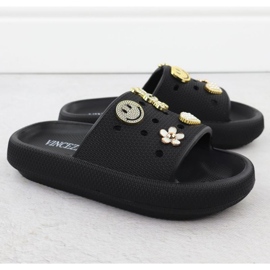 Vinceza 76055 Jan404a Flip -flops noir 1