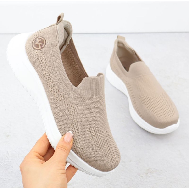 Chaussures de sport pour femmes Vinceza 17367 beige 1