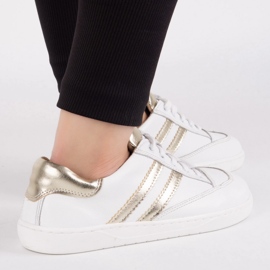 Sneakers Barefoot Women's Kaia Olivier - Chaussures en cuir blanc blanche 1