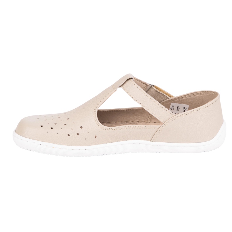 Olivier Chaussures aux pieds nus en cuir naturel 1283 beige 1 Olivier Chaussures aux pieds nus en cuir naturel 1283 beige 1