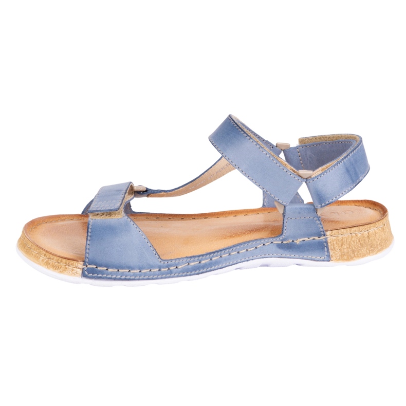 Olivier Sandales pour femmes Kallia Blue aux pieds nus bleu 1 Olivier Sandales pour femmes Kallia Blue aux pieds nus bleu 1