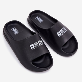 Big Star Slippers de mousse masculine avec le logo noir RR174A012 Big RR174A012 2