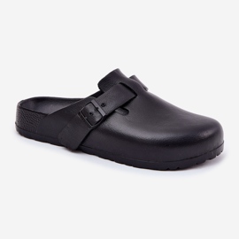 Big Star Flip Flip -flops Clogs pour hommes avec une grosse étoile RR174A022 BOUCLE NOIR 6