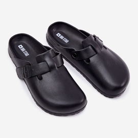 Big Star Flip Flip -flops Clogs pour hommes avec une grosse étoile RR174A022 BOUCLE NOIR 1