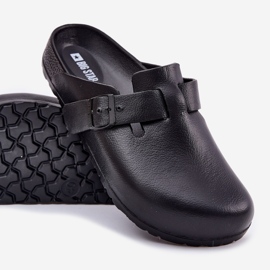 Big Star Flip Flip -flops Clogs pour hommes avec une grosse étoile RR174A022 BOUCLE NOIR 3