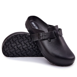 Big Star Flip Flip -flops Clogs pour hommes avec une grosse étoile RR174A022 BOUCLE NOIR 8
