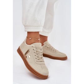 Sneakers pour femmes Eco Suede Beige 2