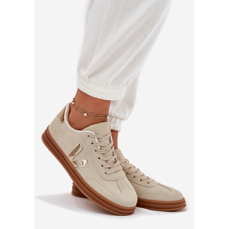 Sneakers pour femmes Eco Suede Beige 1