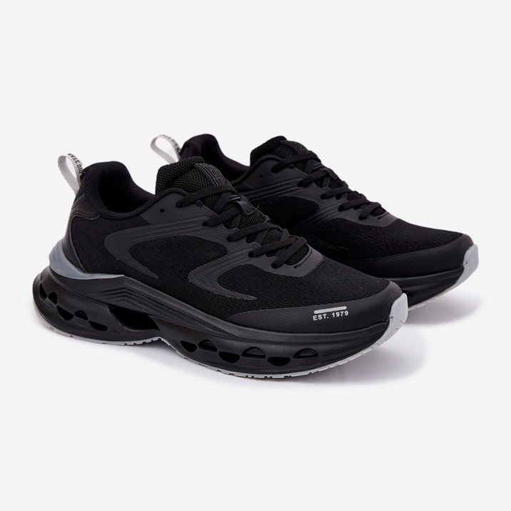 Chaussures sportives pour hommes sur le système noir Big Star RR174022 le noir 1