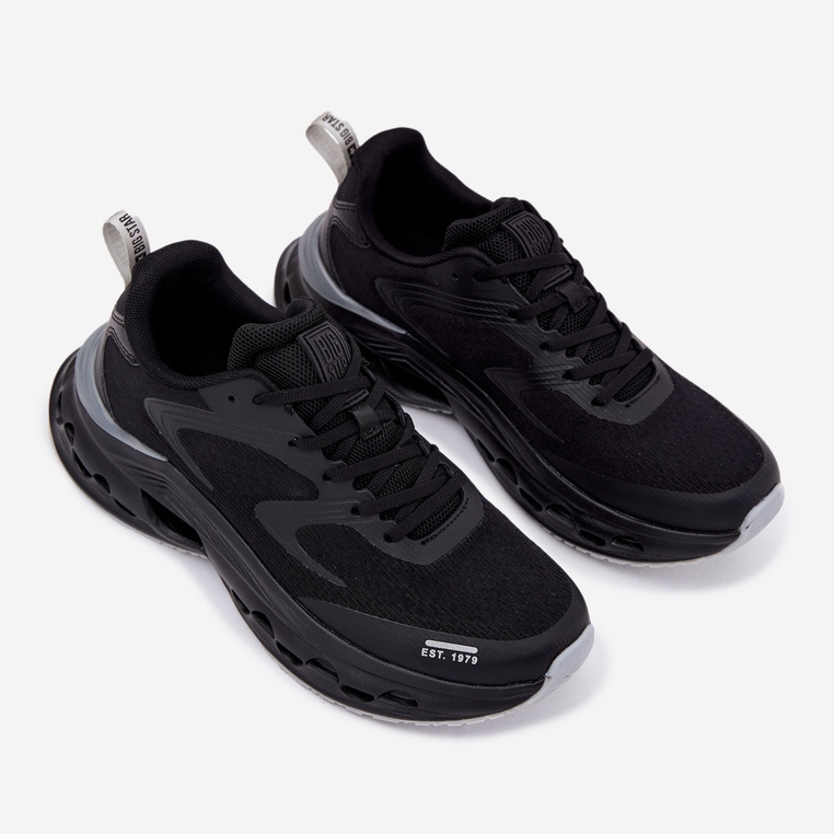 Chaussures sportives pour hommes sur le système noir Big Star RR174022 2
