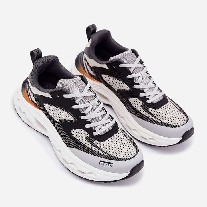 Chaussures sportives masculines sur la plate-forme du système Hi-Polish Big Star RR174023 gris 1 Chaussures sportives masculines sur la plate-forme du système Hi-Polish Big Star RR174023 gris 1