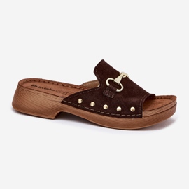 Brunes en daim pour femmes inblu tf0002k brun 4
