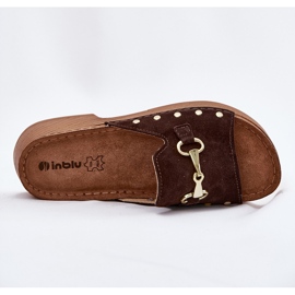 Brunes en daim pour femmes inblu tf0002k brun 5