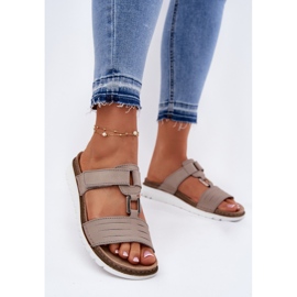 Flip pour femmes -flops sur le beige inblu cn0007g beige 2