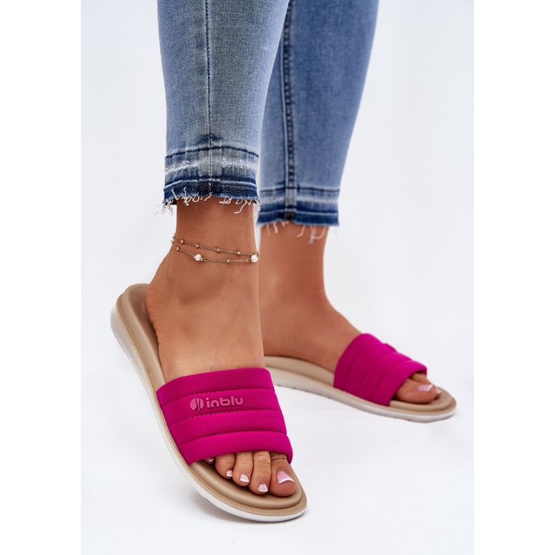 Tongs inblu sf000003 pour femmes rose 2