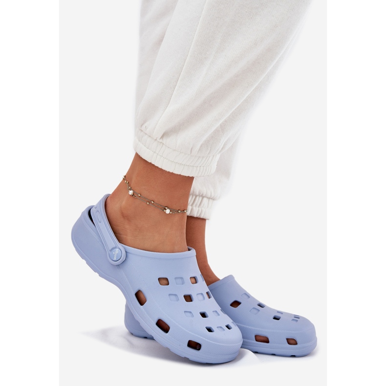 Les tongs en mousse Lemigo 806 bleu 1