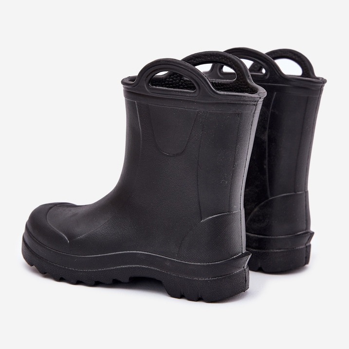 Galoshes pour enfants de Lemigo Doggy 735 Black noir 2