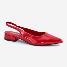 Ballerines rouges à thèmes basses rouges 4