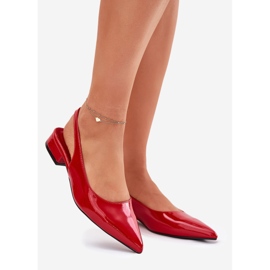 Ballerines rouges à thèmes basses rouges 1