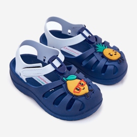 Sandales Velcro Fruit 83615 Ipanema Summer XIV Baby Navy Blue bleu 1