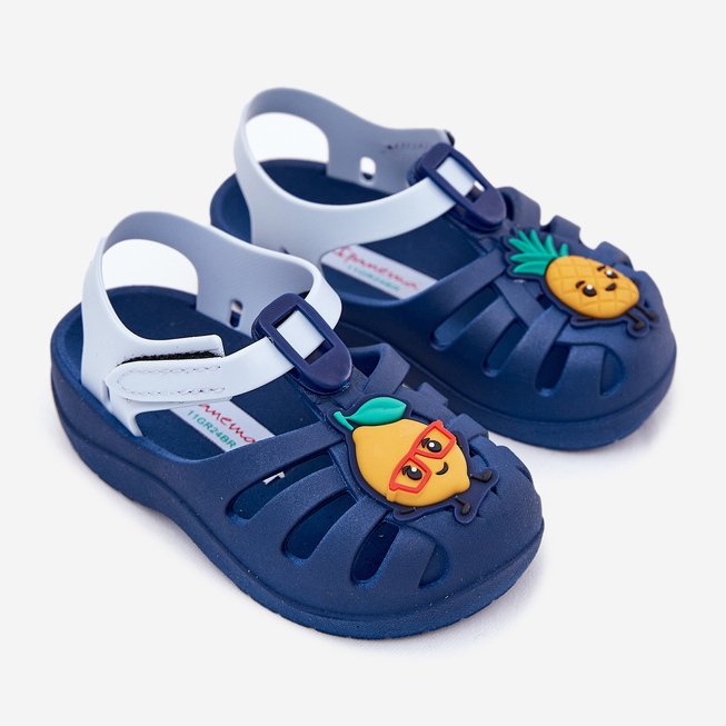 Sandales Velcro Fruit 83615 Ipanema Summer XIV Baby Navy Blue bleu 1