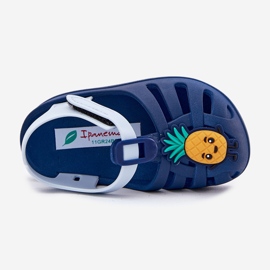 Sandales Velcro Fruit 83615 Ipanema Summer XIV Baby Navy Blue bleu 2 Sandales Velcro Fruit 83615 Ipanema Summer XIV Baby Navy Blue bleu 2