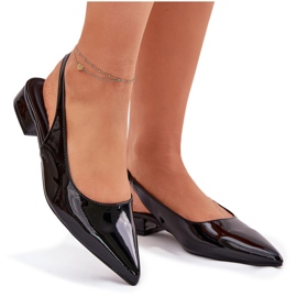 Ballerines à thèmes basses noires le noir 10