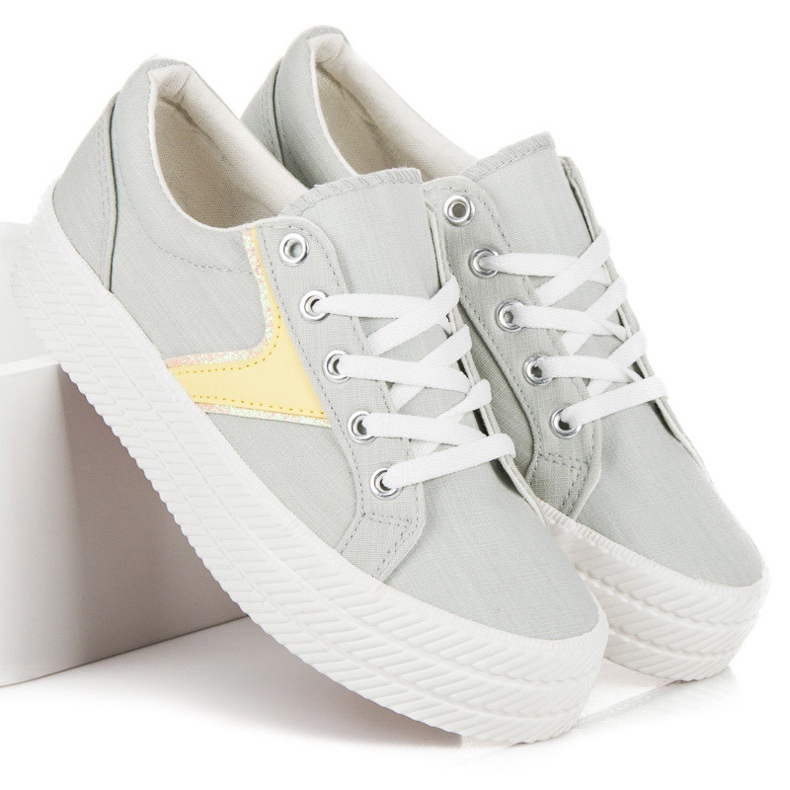 Kylie Baskets sur la plate-forme gris 2 Kylie Baskets sur la plate-forme gris 2