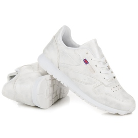 Muto Chaussures de sport nouées blanc 1