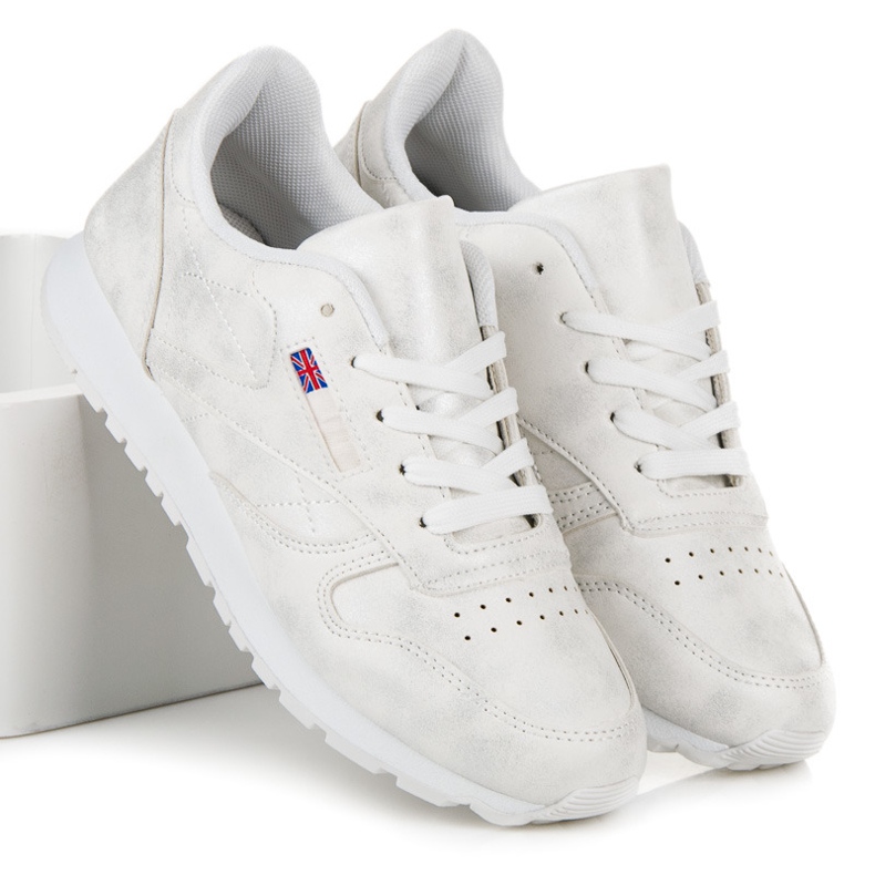 Muto Chaussures de sport nouées blanc 2