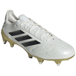 Adidas Copa Pure III Elite SG JQ1777 Chaussures de football blanche 1