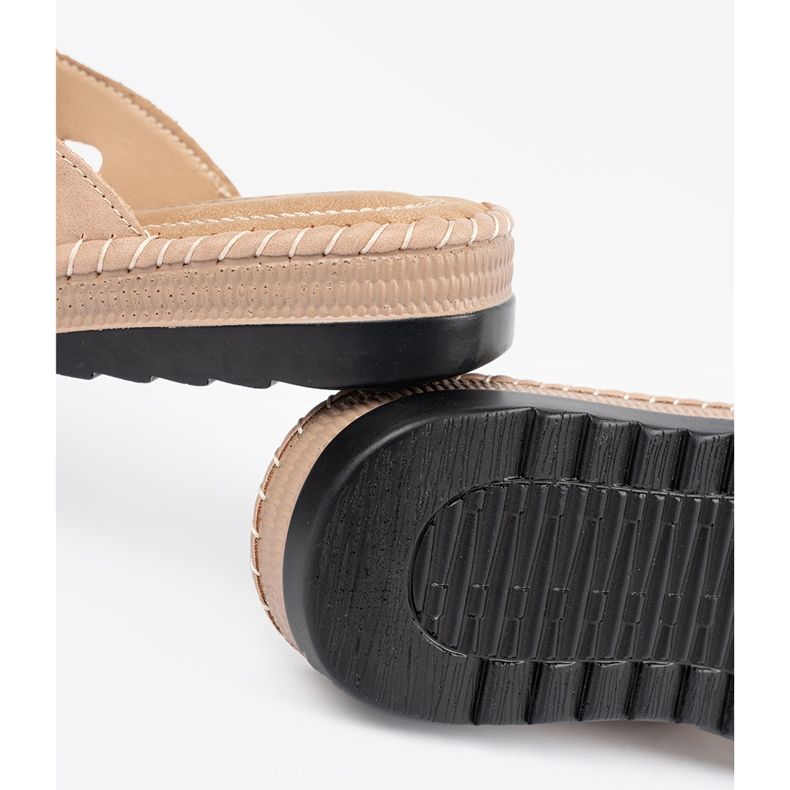 Seastar Slippers pour femmes roses avec une fleur décorative 1