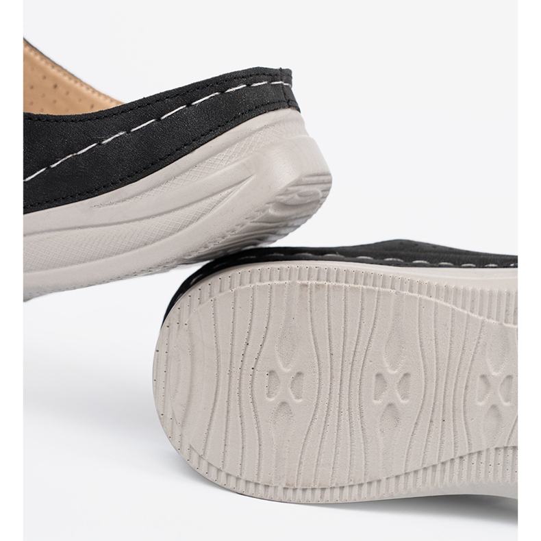 Seastar Black confortable coupe - tongs le noir 1