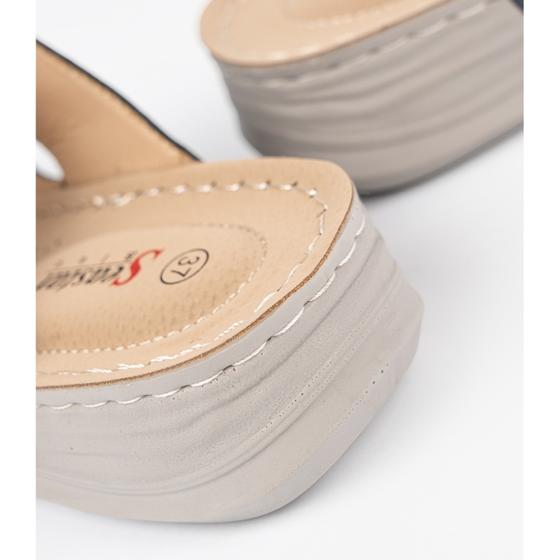 Seastar Les tongs des femmes bleues avec du velcro 2