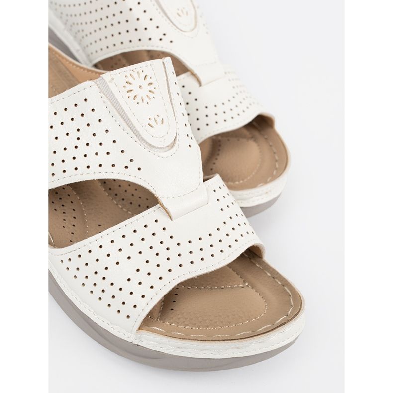 Seastar Tongs de coupe blanc confortable 2