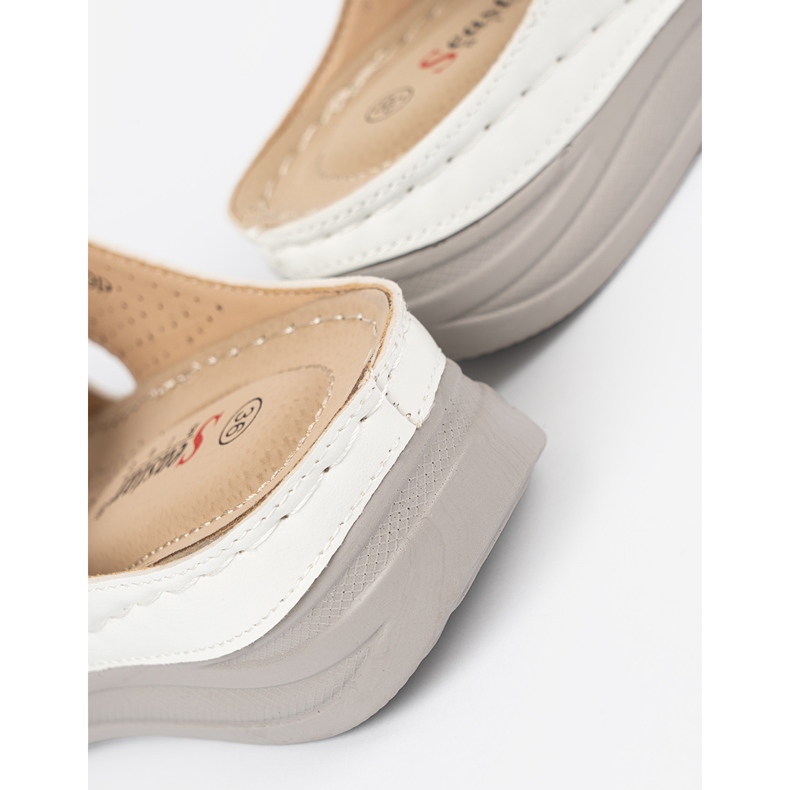 Seastar Tongs de coupe blanc confortable 1