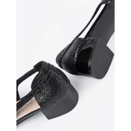 Goodin Chaussures coulissantes noires avec doigts nus 1