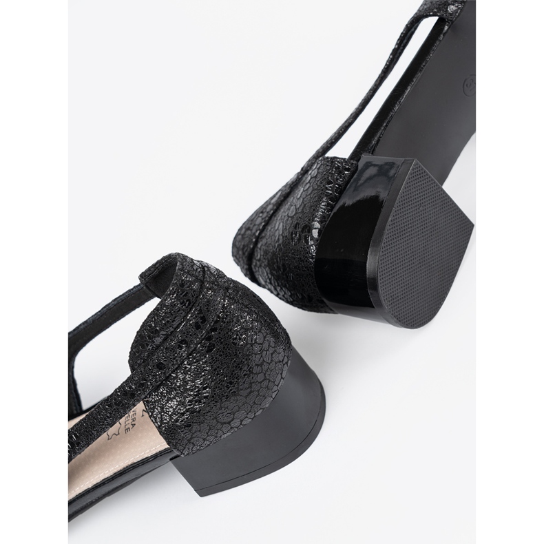 Goodin Chaussures coulissantes noires avec doigts nus le noir 1