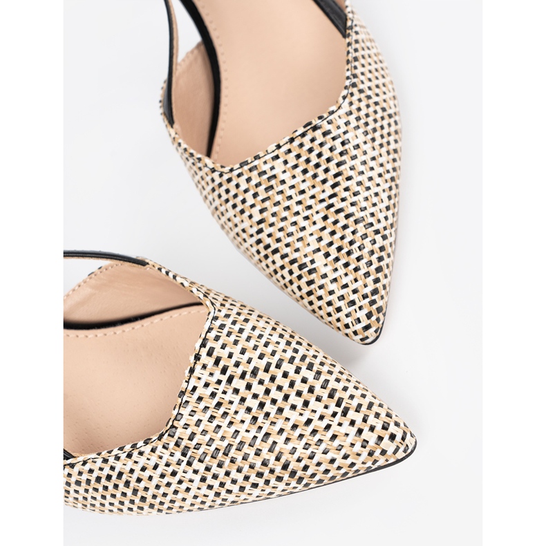 Goodin Pompes à thèmes à tresses noires le noir 1