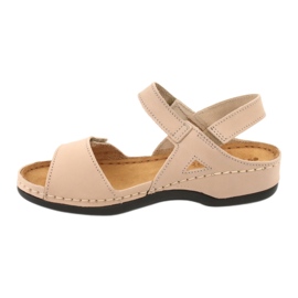 Sandales en cuir féminines inblu 158d102 beige 2 Sandales en cuir féminines inblu 158d102 beige 2
