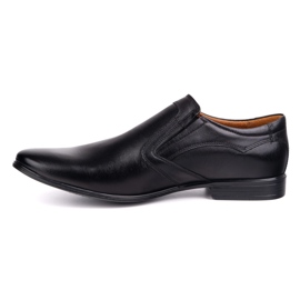 Olivier Chaussures formelles en cuir masculin 1035 noir 1